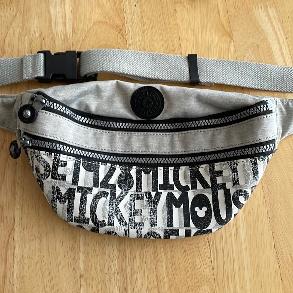 Kipling Disney Mickey Mouse belt bag LIKE NEW!